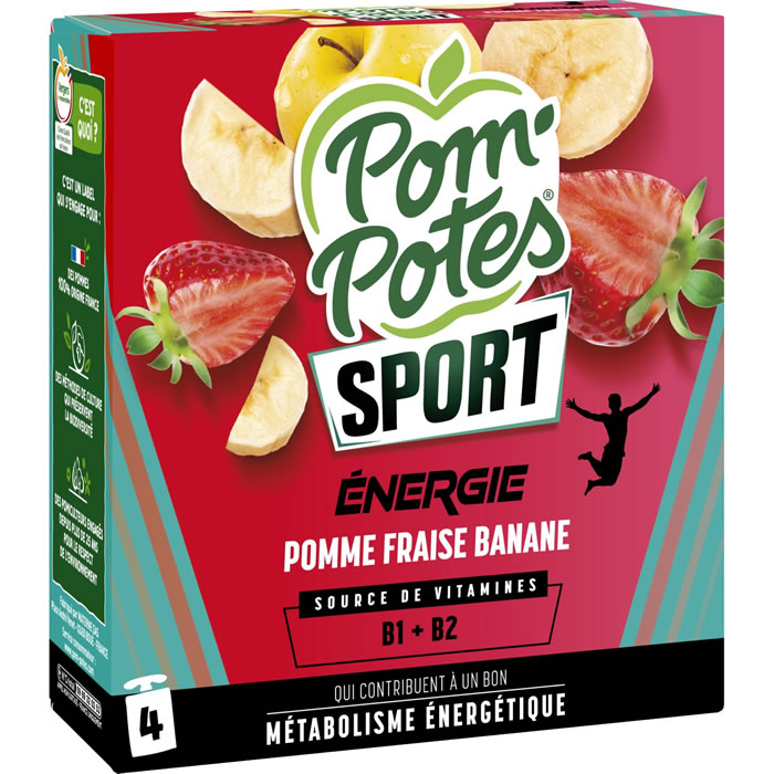 Gourde Sport Pomme Fraise Banane