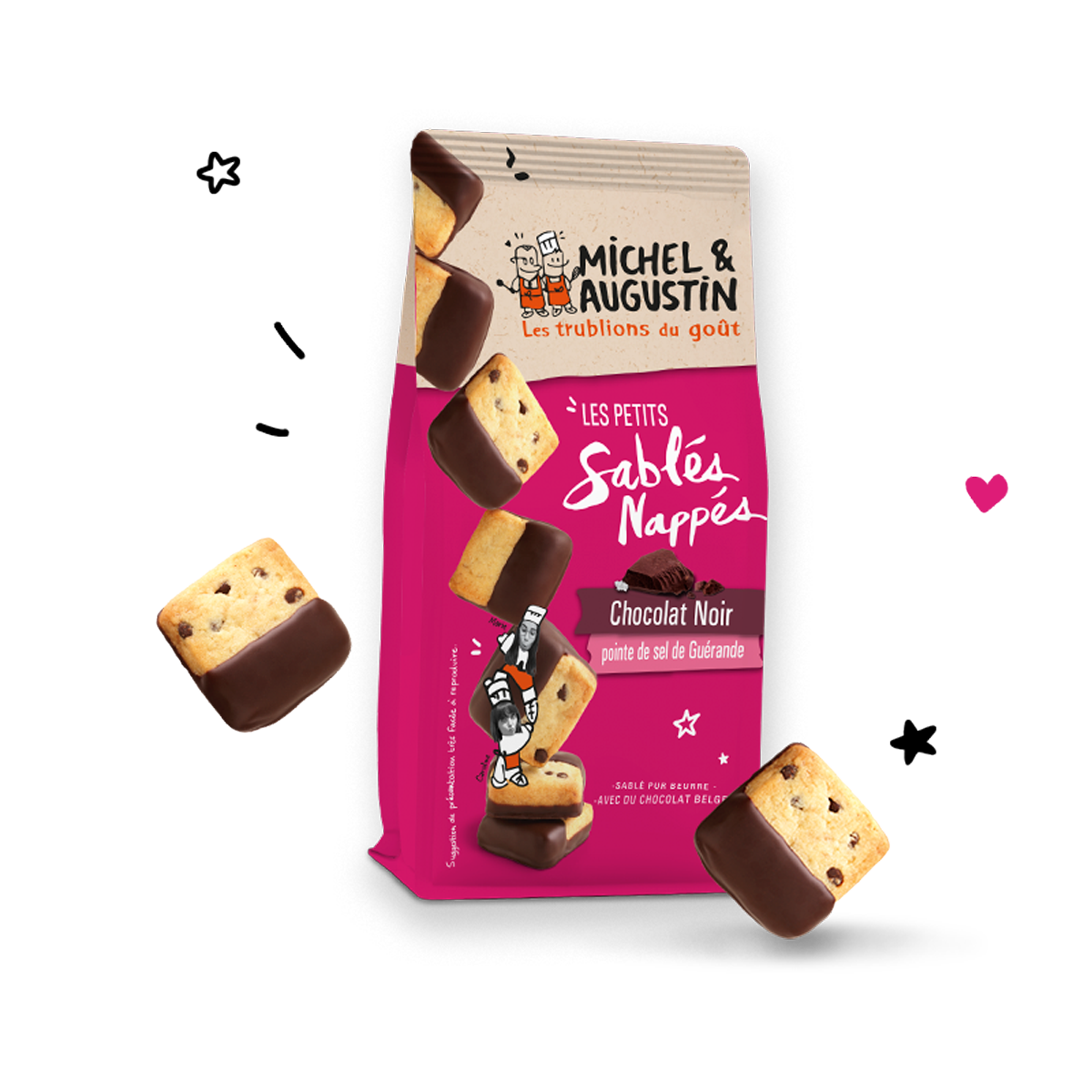Sablés Chocolat Noir & Sel