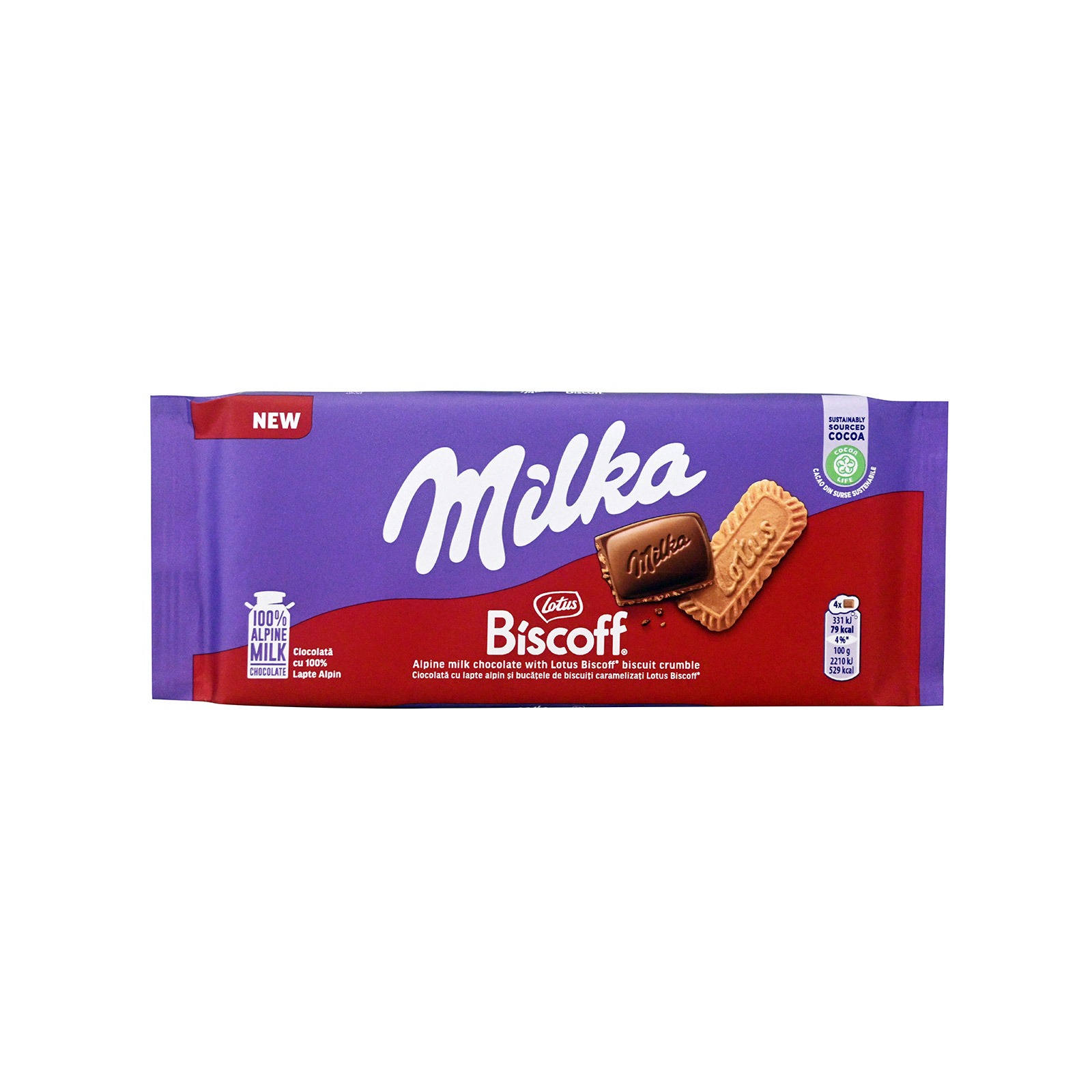 Tablette Milka Biscoff