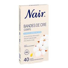 Bandes de Cire Corps Naturelle