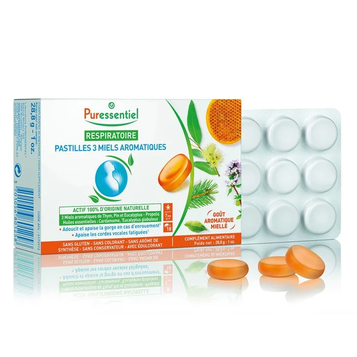 Pastilles Respiratoires 3 Miels