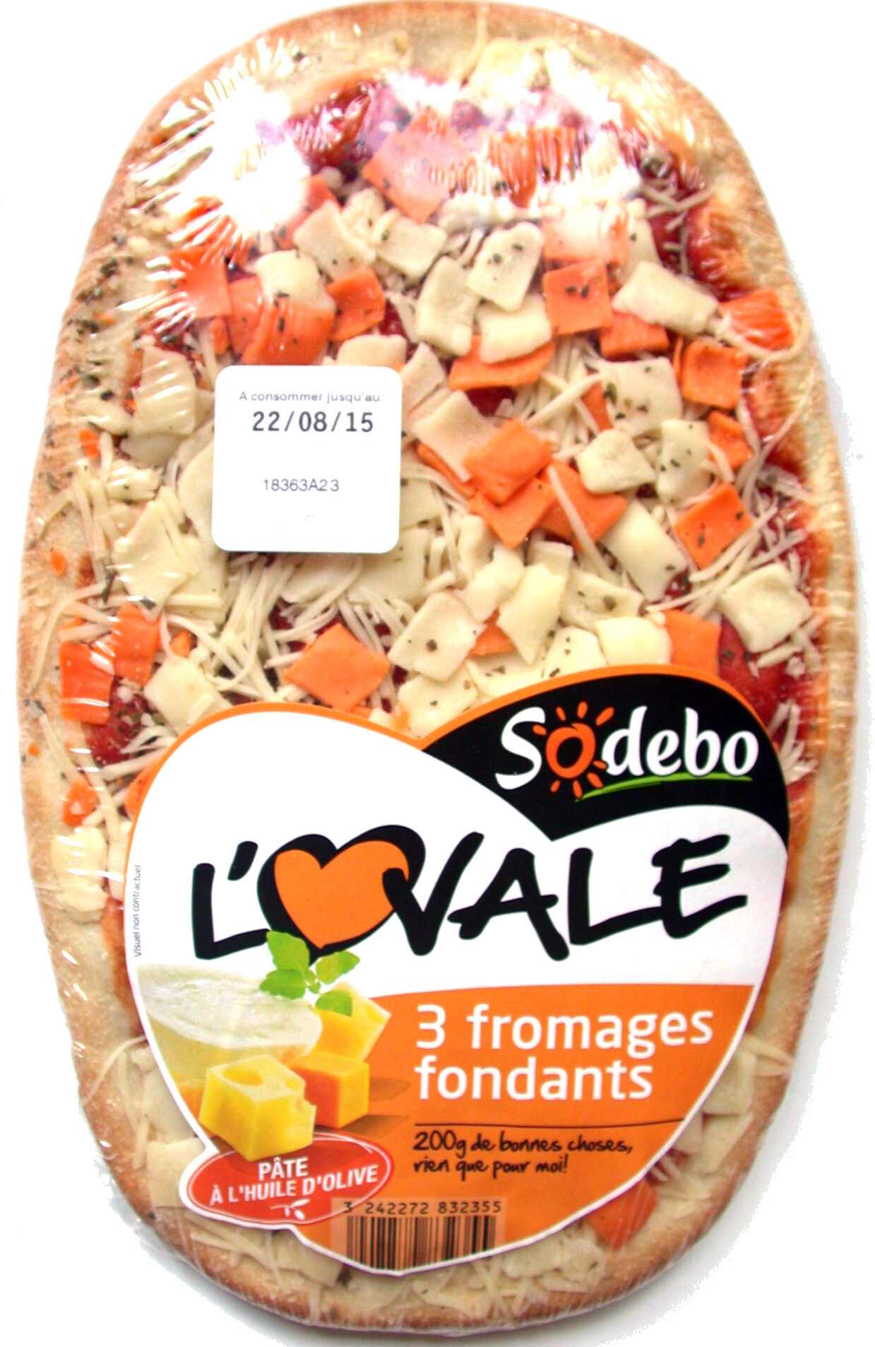 Pizza L'Ovale 3 Fromages