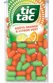 Tic Tac Orange & Citron Vert