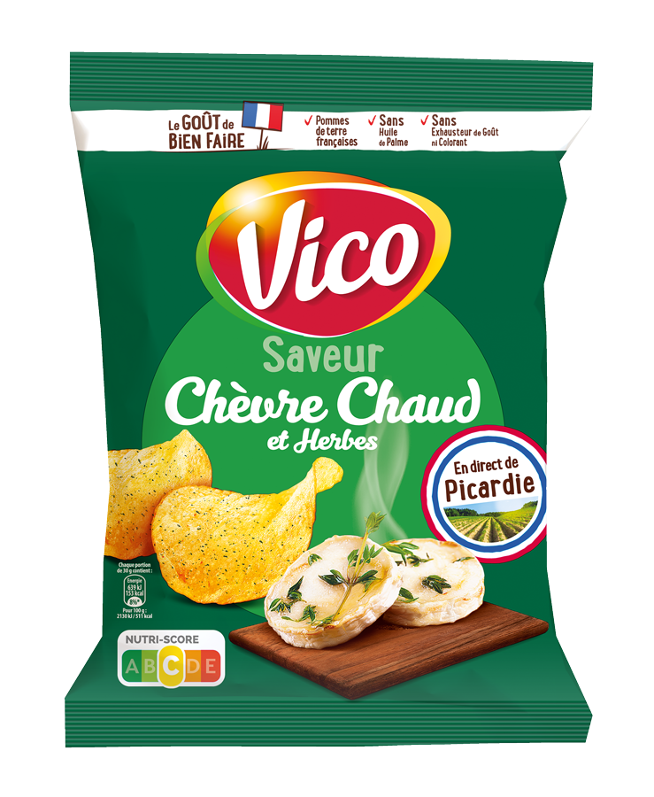 Chips Chèvre Chaud et Herbes