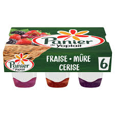 Panier de Yoplait Fruits Rouges