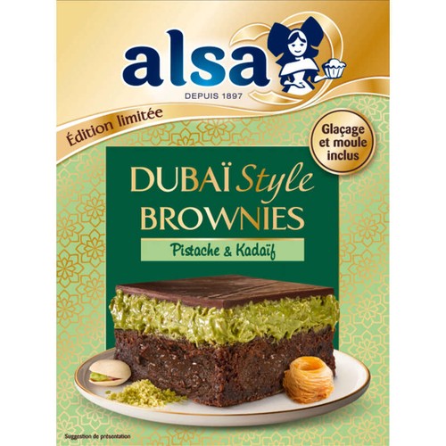 Préparation Dubaï Style Brownies Pistache et Kadaif