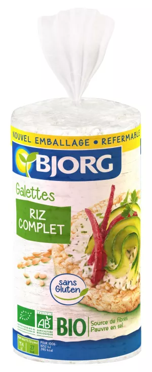Galettes de Riz Complet Bio