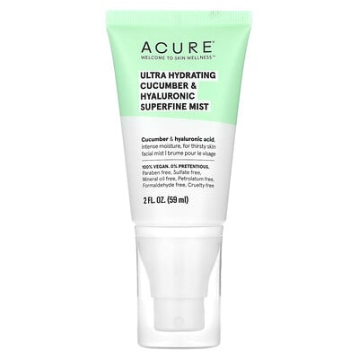 Ultra Hydrating, Cucumber & Hyaluronic Superfine Mist