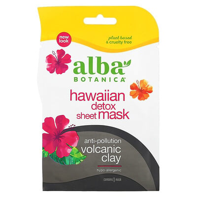 Hawaiian Detox Sheet Beauty Mask, 1 Sheet