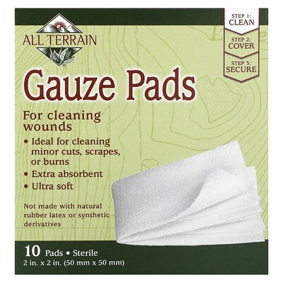 Gauze Pads, 10 Pads