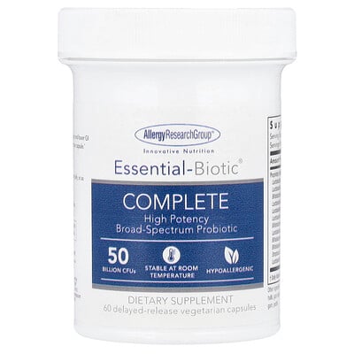 Essential-biotic® Complete, 50 Billion Cfus, 60 Delayed-release Vegetarian Capsules