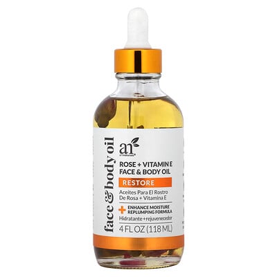 Face & Body Oil, Rose + Vitamin E