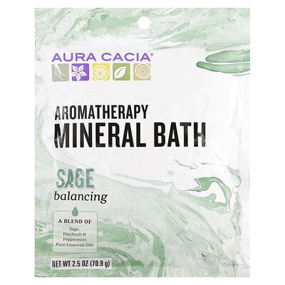 Aromatherapy Mineral Bath, Sage