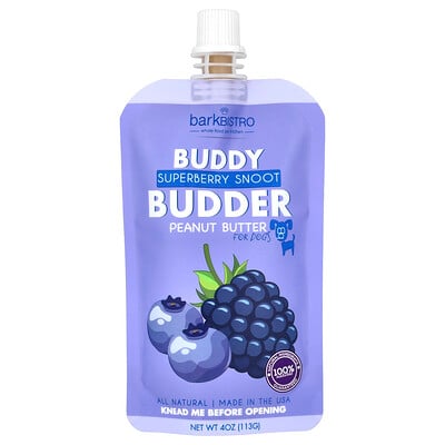 Buddy Budder, Peanut Butter, For Dogs, Superberry Snoot
