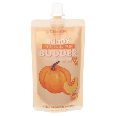 Buddy Budder, Peanut Butter, For Dogs, Pumpkin Pup
