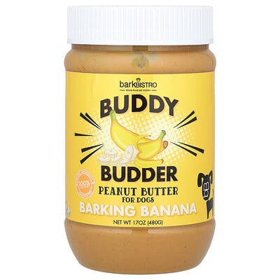 Buddy Budder, Peanut Butter, For Dogs, Barking Banana