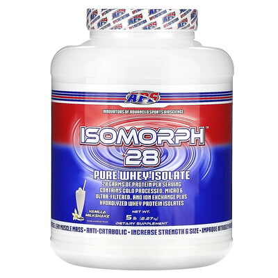 Isomorph 28, Pure Whey Isolate, Vanilla Milkshake