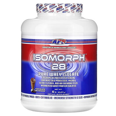 Isomorph 28, Pure Whey Isolate, Chocolate Milkshake