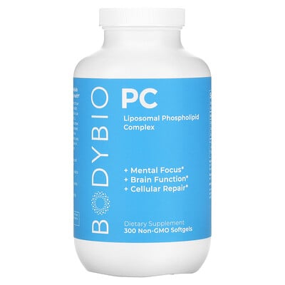 Pc, Liposomal Phospholipid Complex, 300 Non-gmo Softgels