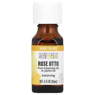 Pure Essential Oil In Jojoba Oil, Rose Otto