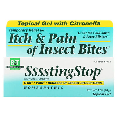 Sssstingstop Topical Gel With Citronella