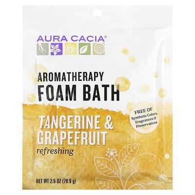 Aromatherapy Foam Bath, Tangerine & Grapefruit