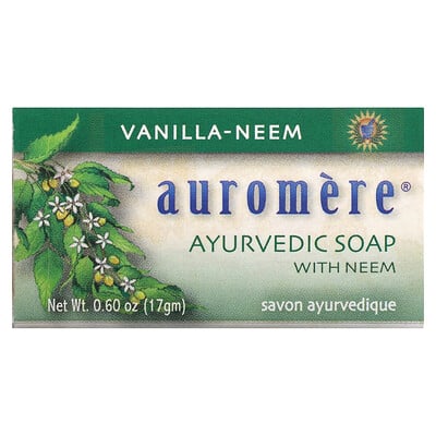 Ayurvedic Bar Soap With Neem, Vanilla-neem
