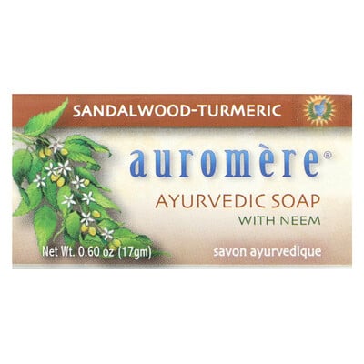 Ayurvedic Bar Soap With Neem, Sandalwood-turmeric