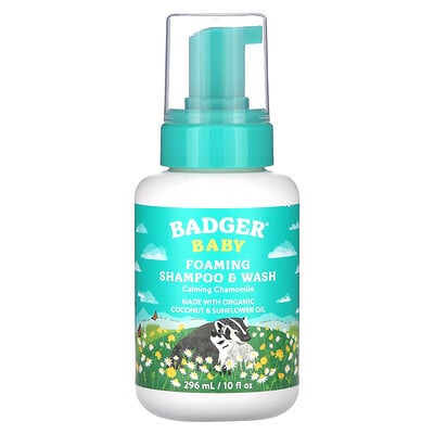 Baby, Foaming Shampoo & Wash, Calming Chamomile