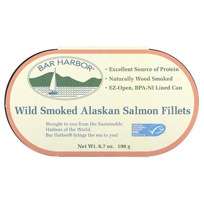 Wild Smoked Alaskan Salmon Fillets