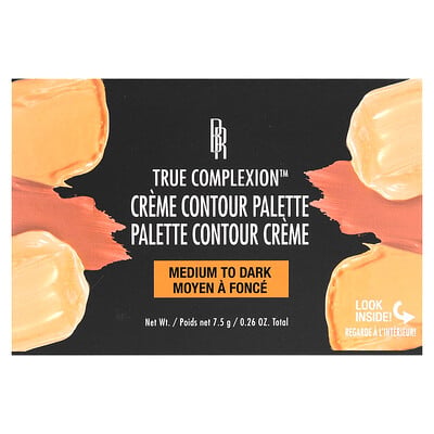True Complexion, Creme Contour Palette, 8323 Medium To Dark