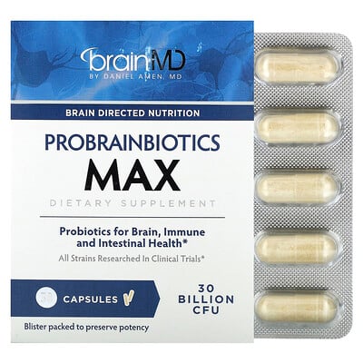 Probrainbiotics Max, 30 Billion
