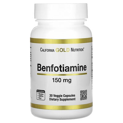 Benfotiamine, 150 Mg, 30 Veggie Capsules