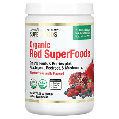 Superfoods, Organic Red Superfoods, Mixed Berry
