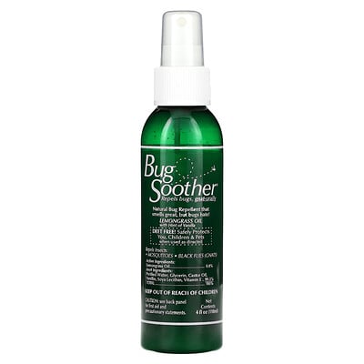 Bug Soother Insect Repellent, Lemongrass Oil