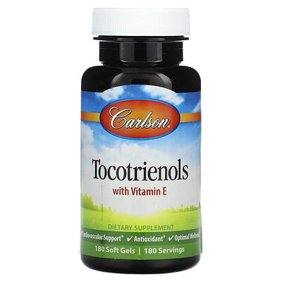 Tocotrienols With Vitamin E, 180 Soft Gels