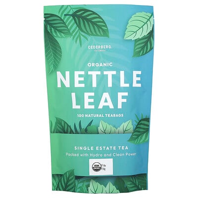 Organic Nettle Leaf, Caffeine Free, 100 Natural Tea Bags