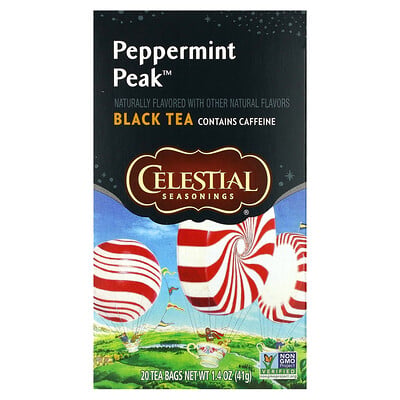 Black Tea, Peppermint Peak, 20 Tea Bags