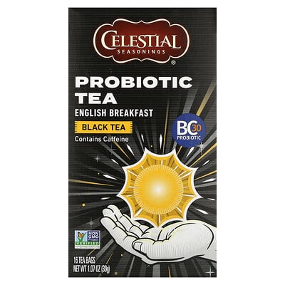 Probiotic Black Tea, English Breakfast, 16 Tea Bags