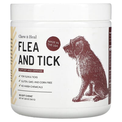 Flea And Tick, For Dogs, 180 Soft Chews