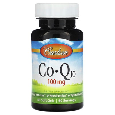 Coq10, 100 Mg , 60 Soft Gels