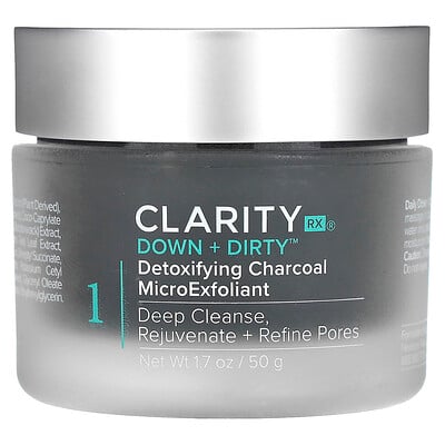 Down + Dirty, Detoxifying Charcoal Microexfoliant