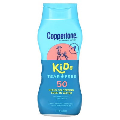 Kids, Tear Free, Sunscreen Lotion, Spf 50