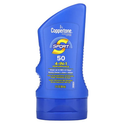 Sport, Sunscreen Lotion, 4-in-1 Performance, Spf 50