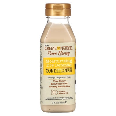 Pure Honey, Moisturizing Dry Defense Conditioner, For Dry, Dehydrated Hair