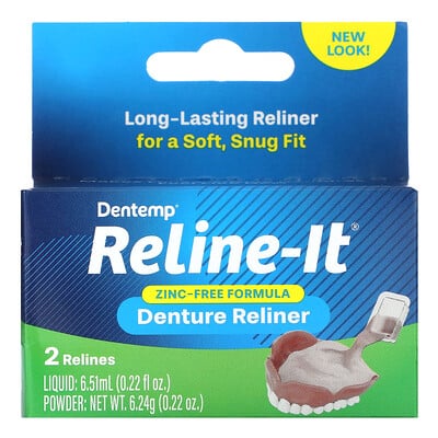 Reline-it, Denture Reliner, 2 Relines