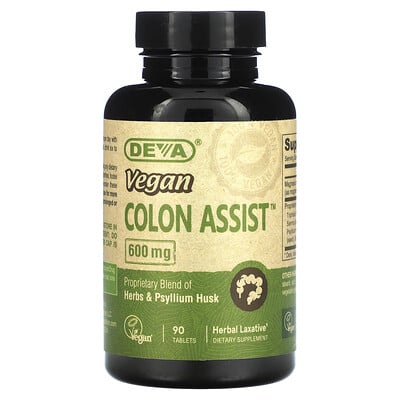 Vegan Colon Assist, 600 Mg