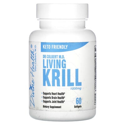Dr. Colbert M.d. Living Krill, 1,000 Mg , 60 Softgels