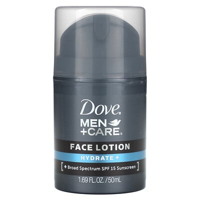 Men + Care, Face Lotion, Hydrate +, Spf 15