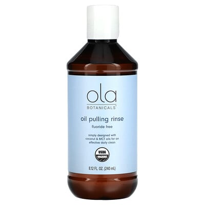 Oil Pulling Rinse, Fluoride Free